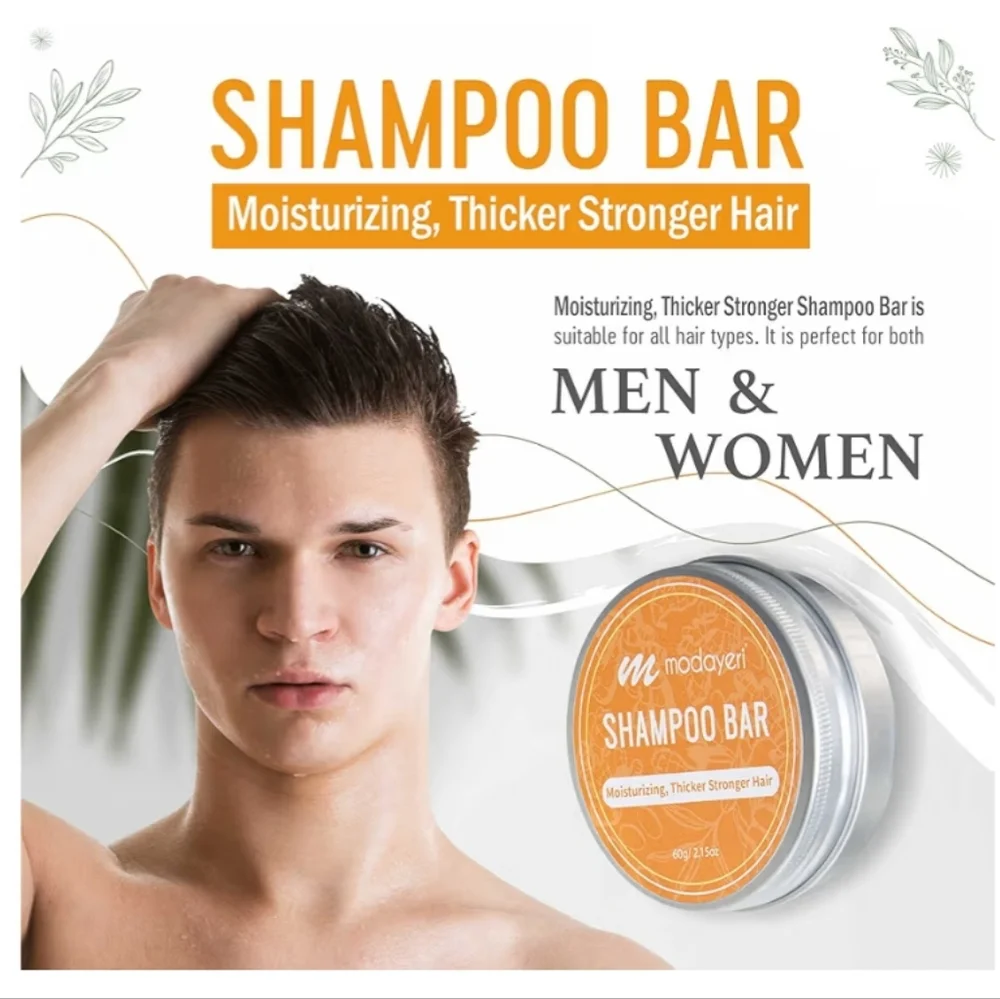 Miaofutong‎ Jasmine Unisex Shampoo Bar